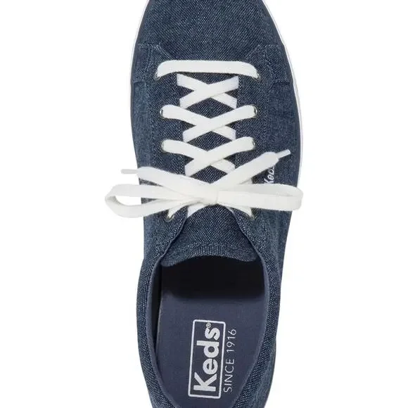 Keds Blue Maven Lace-Up Fashion Sneakers - Picture 3 of 8